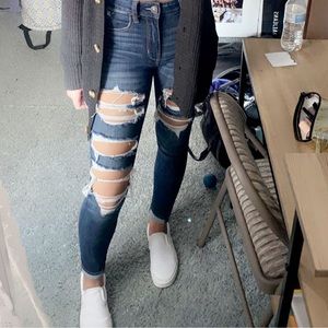 American Eagle Ripped Skinny Jeans